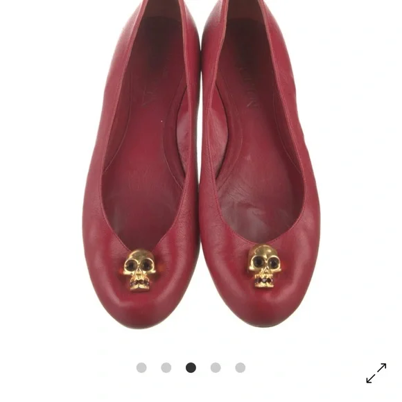 Alexander MCQUEEN Skull Ballet Flats - Picture 1 of 13